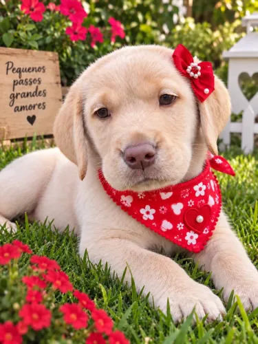 Sua princesa fêmea de labrador chocolate nariz marrom