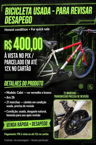 Bicicleta Caloi