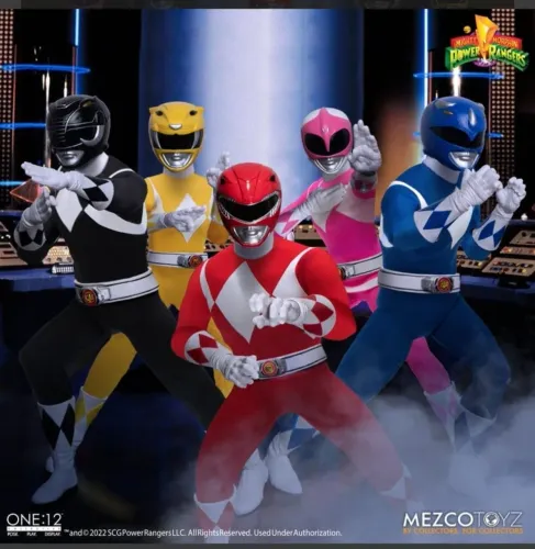 Mezco 5pack Power Ranger One:12
