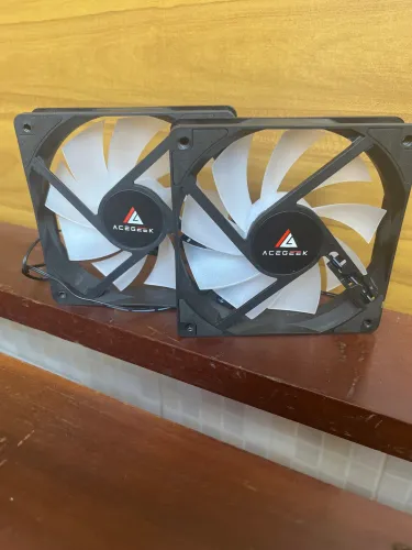 Par de ventoinhas acegeek rgb