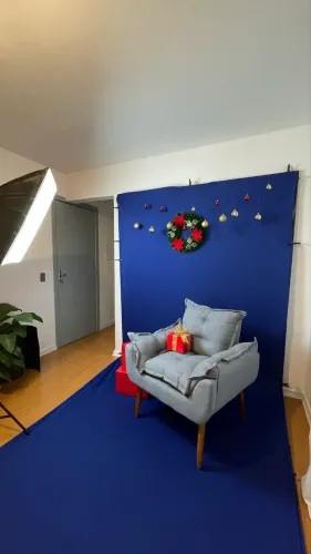 FUNDO INFINITO FOTOGRÁFICO ESTRUTURA + 5 CORES DE HELANCA + 10 PRENDEDORES