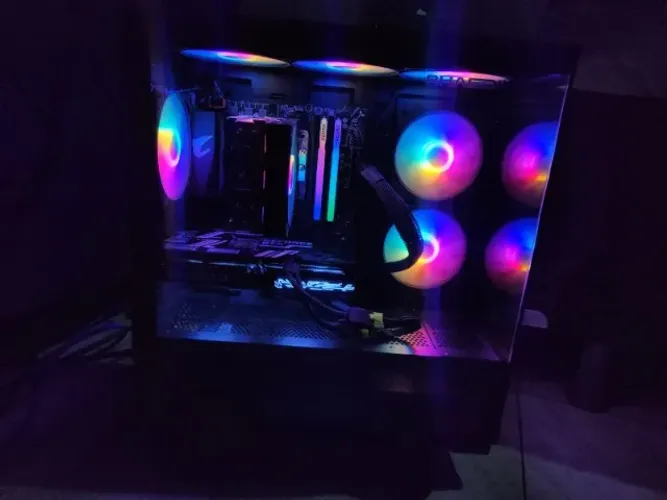 PC GAMER COM RTX 5070 + MONITOR 27" QHD (SETUP COMPLETO)