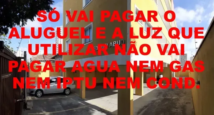 Ap em area nobre so paga o aluguel e a luz que utilizar