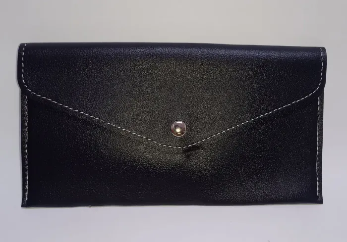 Carteira Preta (19cm X 10cm)