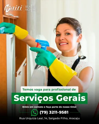 Vaga de serviços gerais