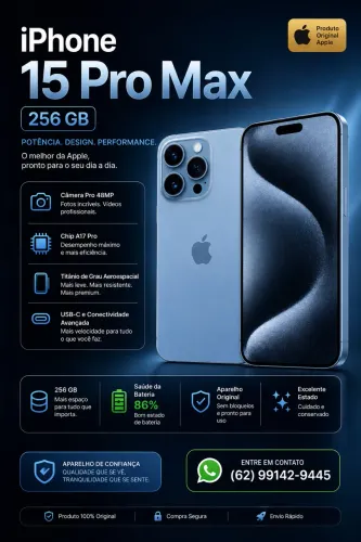 iPhone 15 pro Max 256 gb