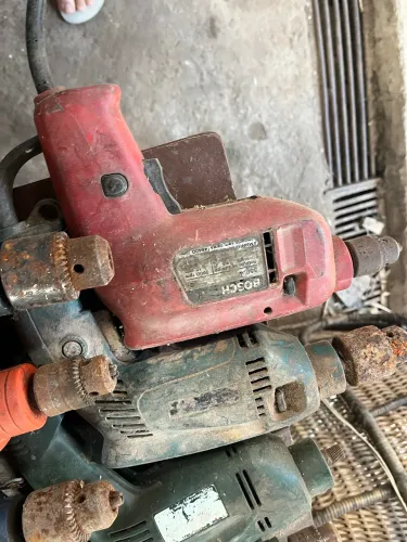 Lote 10 furadeiras antigas c/ defeito