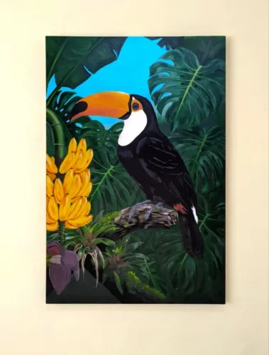 Tela Tucano 90x60, Beleza Tropical