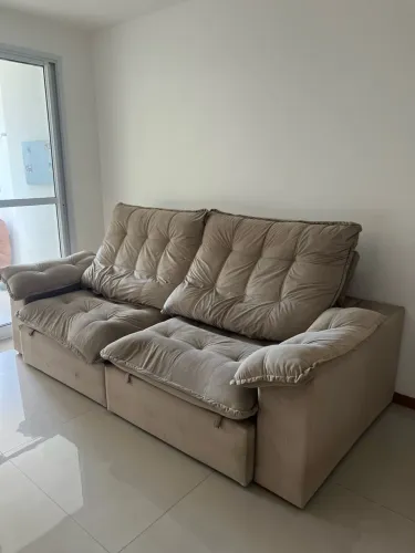 Sofá retrátil 3 lugares