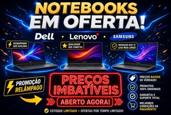 Notebooks Revisados com SSD | Vários Modelos Disponíveis | Campinas Região