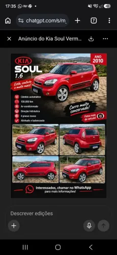 Kia Motors Soul 1.6/ 1.6 16V Flex Aut. 2010