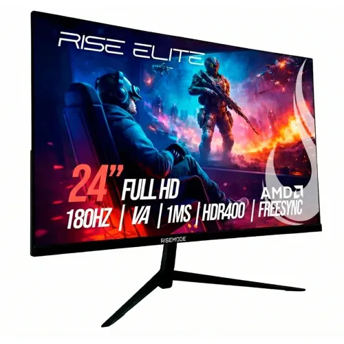Monitor Gamer Rise Mode 24? Full HD 180Hz IPS | Novo na Caixa