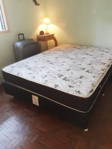Cama de Casal - Colchão Ortobom 