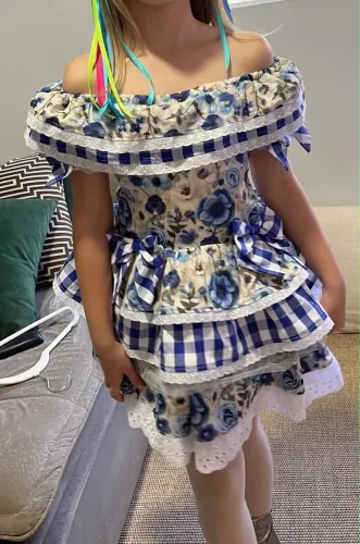 Vestido Junino 6/8 anos