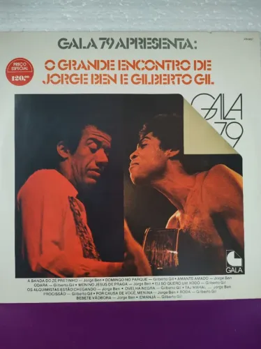 LP JORGE BEN E GILBERTO GIL - GALA 79