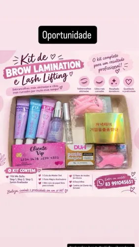Kit de Lash Lifting e Brow Lamination