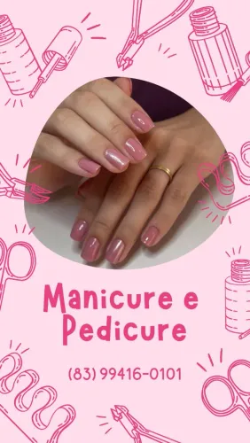 Manicure e Pedicure Tradicional a domicílio 