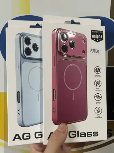Cases AG GLASS MagSafe para iPhone 17 Pro Max / IPhone 18 Pro Max Lançamentos