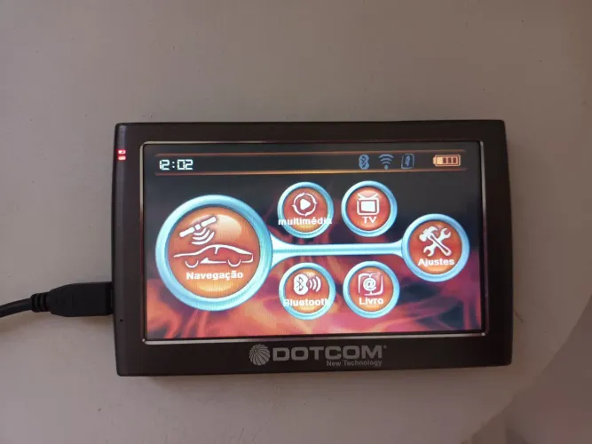 Aparelho GPS para navegação carro