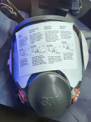 Máscara facial inteira 3m 6800 (nova)