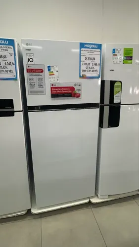 GELADEIRA LG 375 LITROS INVERTER FOSS FREE 10 ANOS DE GARANTIA 