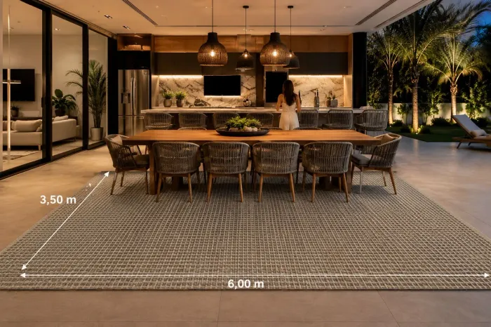 Tapete Tapetah Náutico 3,50x6m Luxo Alto Padrão Área Gourmet