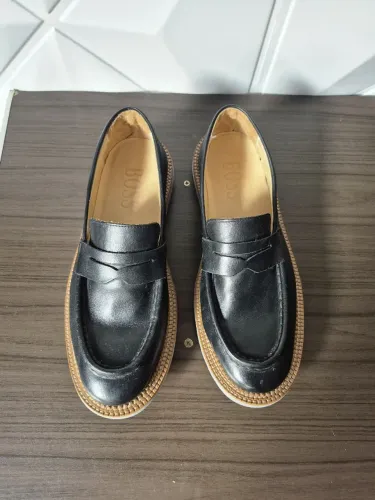 Mocassim masculino de couro