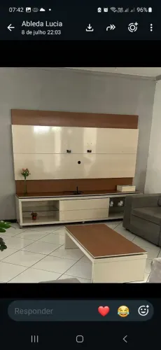 Rack, painel de TV e centro story Luciano Bastos