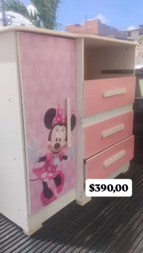 Quarto personalizado da Minnie Rosa