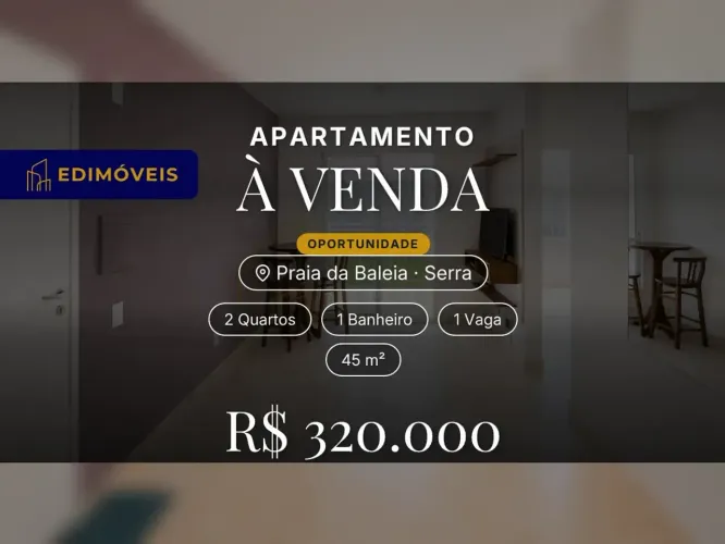 Linda opção de apartamento na Praia da Baleia | Ideal para moradia ou investimento
