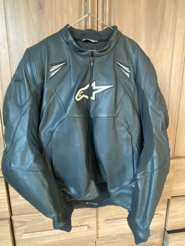 Jaqueta de couro alpinestars 