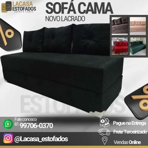 SOFÁ - CAMA TRÊS EM UM