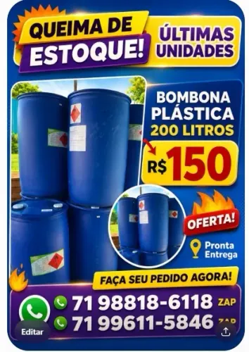 BOMBONAS 200 LITROS