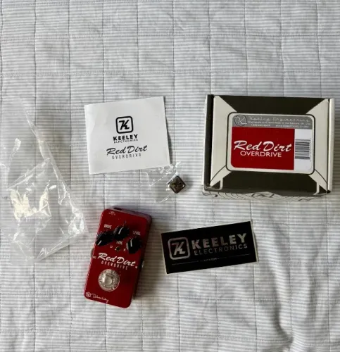 Pedal Overdrive Keeley Red Dirt - Pouquíssimo Usado, com caixa e manual