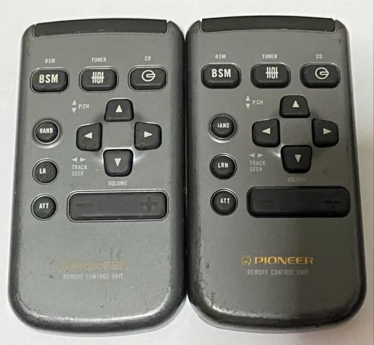 Controle antigo aparelho cd magazine toca fitas pioneer DEFEITO