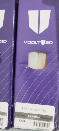 Filamento voolt3d abs amarelo 