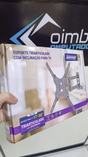 Suporte Para TV Triarticulado Multivisão MI-755 17-55" -Inclinacao - Loja COimbra Entrega