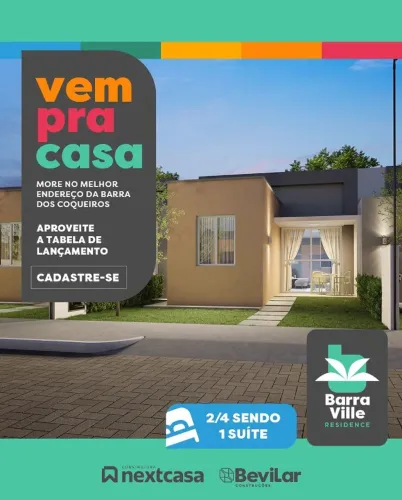 Casa 2 Quartos sendo um suíte - Barra dos Coqueiros