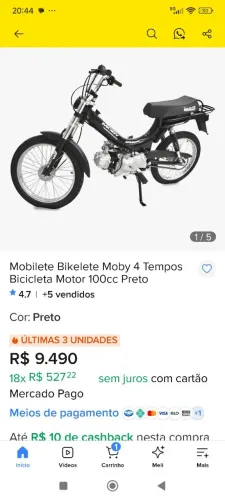 Vendo Moby 4 tempo