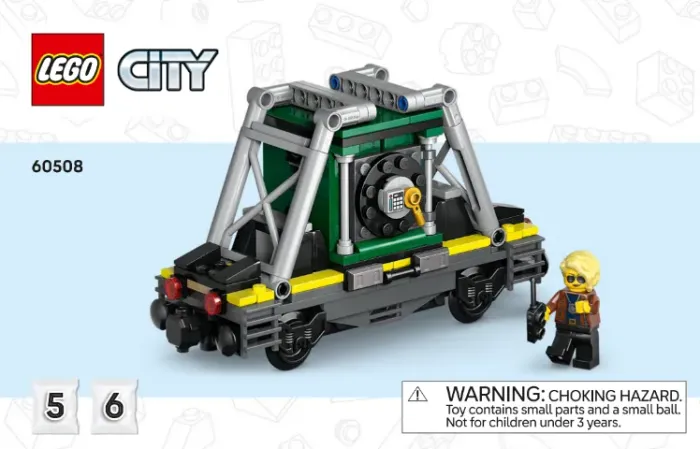 Lego® City - Pacote 4, 5 e 6 - Police Train Heist (60508)