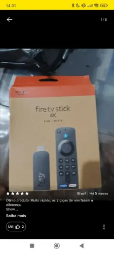 Firestick 4k lacrado novo