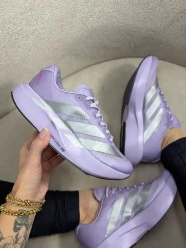 Tênis Adidas Adizero Evo SL Lilás e prata