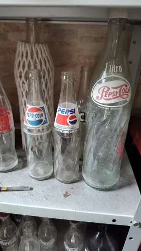 Antigas garrafas de Pepsi