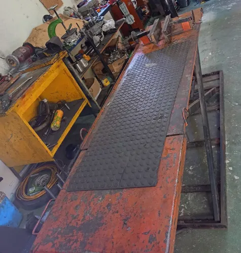 Rampa para manutenção de Motocicletas