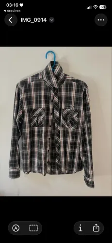 Camisa xadrez TAM.P