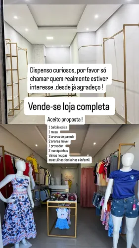 Vende-Se loja completa 