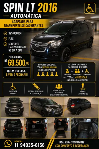 Chevrolet Spin LT 1.8 8V Econo.flex 5P Aut. 2016