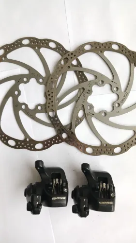 Freios Disco Tektro Speed Gravel com Pinças e Rotores