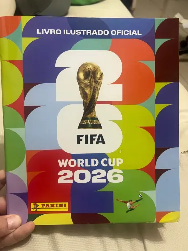 Álbum panini copa 2026 fifa capa brochura (cartão)