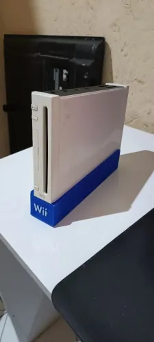 Nintendo Wii (desbloqueado) apenas aparelho suporte e fonte